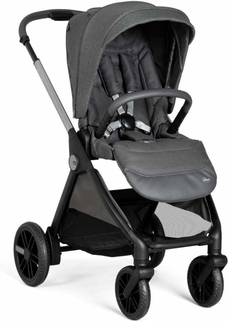 Chicco Bellagio Stroller 0m-4y (0-22kg), Black Satin - Image 1
